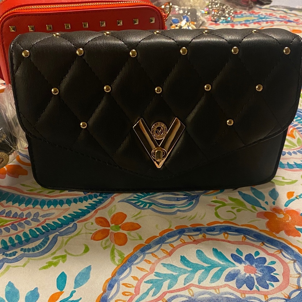 Black Quilted Women's Bag